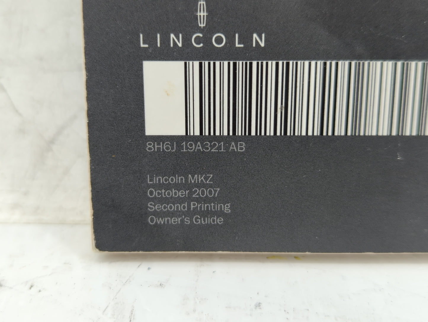 2008 Lincoln Mkz Owners Manual Book Guide OEM Used Auto Parts - Oemusedautoparts1.com