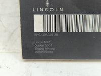2008 Lincoln Mkz Owners Manual Book Guide OEM Used Auto Parts - Oemusedautoparts1.com