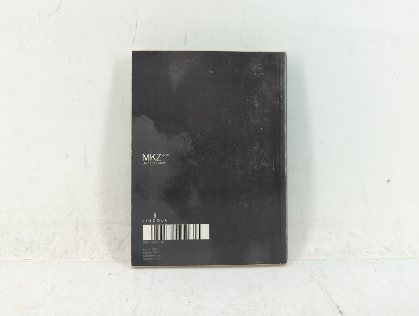 2008 Lincoln Mkz Owners Manual Book Guide OEM Used Auto Parts - Oemusedautoparts1.com
