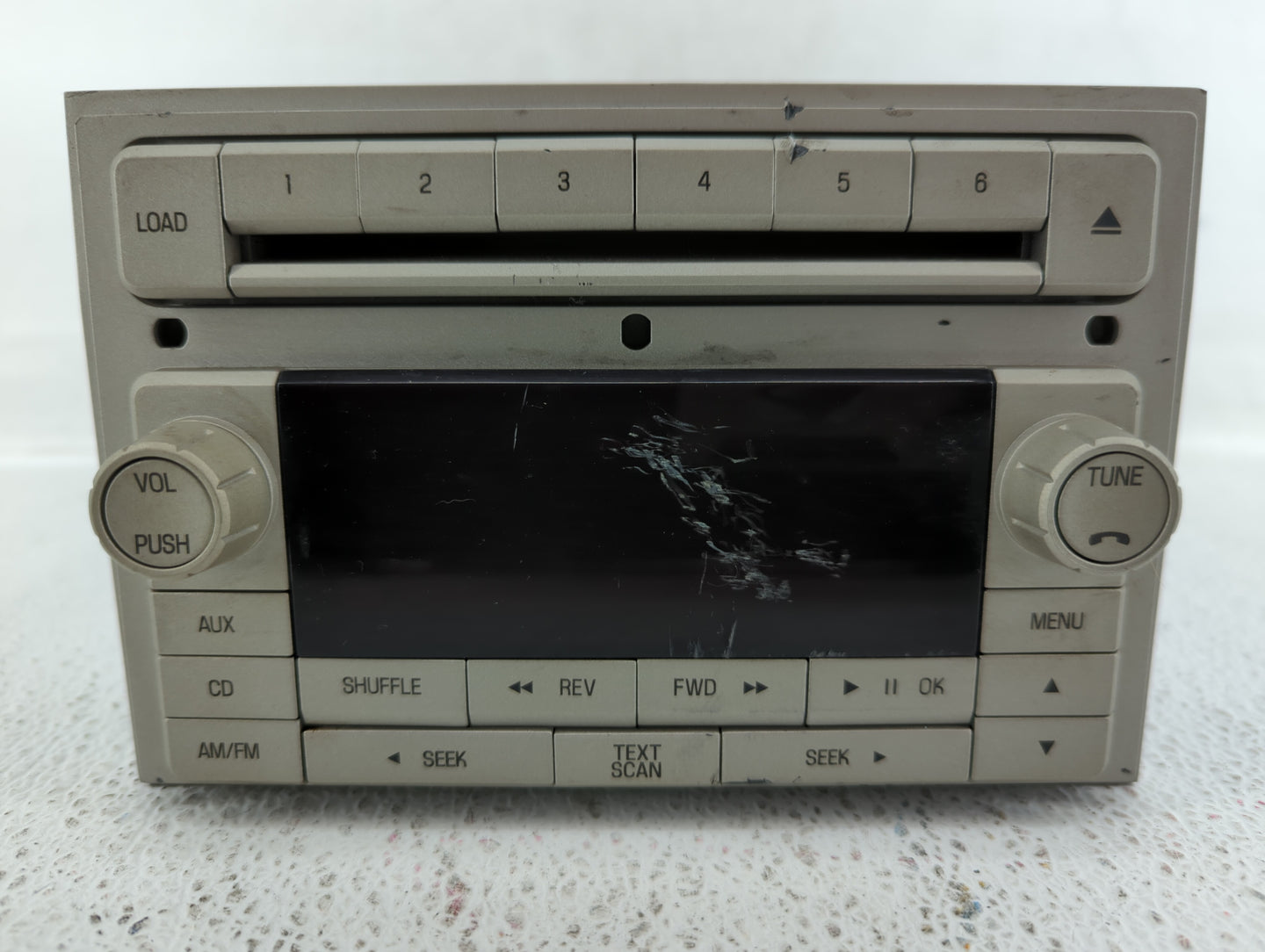 2008 Lincoln Mkz Radio AM FM Cd Player Receiver Replacement P/N:8H6T-18C815-AD Fits OEM Used Auto Parts - Oemusedautoparts1.