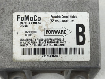 2008-2009 Lincoln Mkz Chassis Control Module Ccm Bcm Body Control