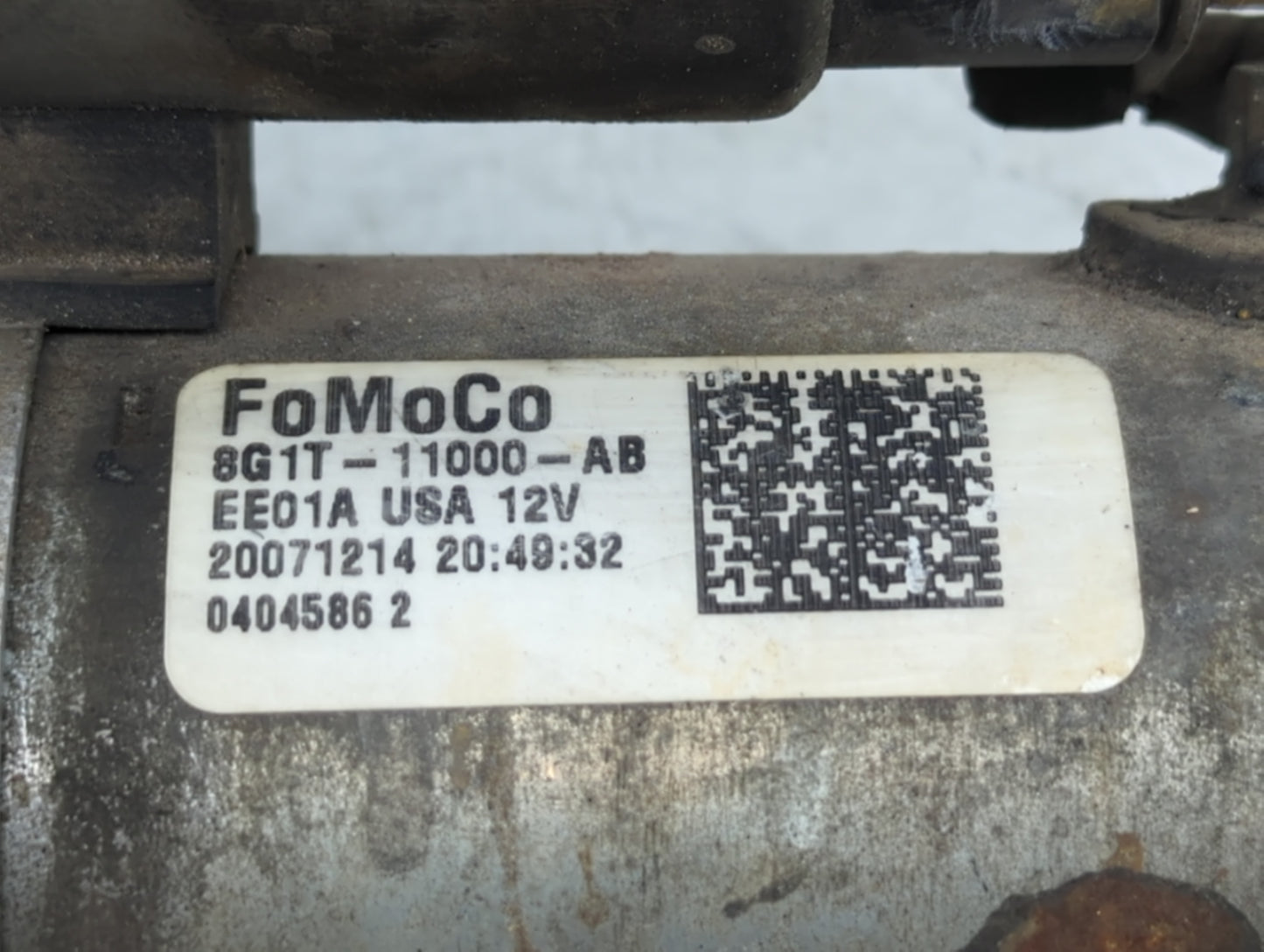 2013-2016 Lincoln Mkz Car Starter Motor Solenoid OEM P/N:0404586 8G1T-11000-AB Fits OEM Used Auto Parts - Oemusedautoparts1.