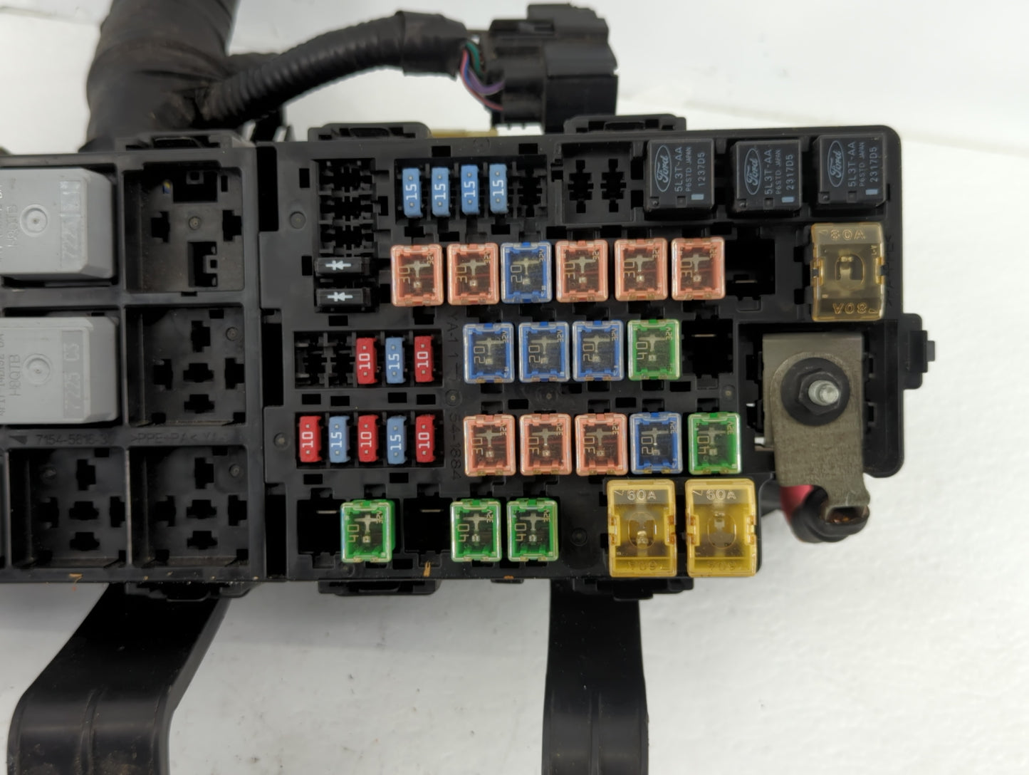 2007-2010 Lincoln Mkz Fusebox Fuse Box Panel Relay Module P/N:8H6T-14290-A Fits Fits 2007 2008 2009 2010 OEM Used Auto Parts