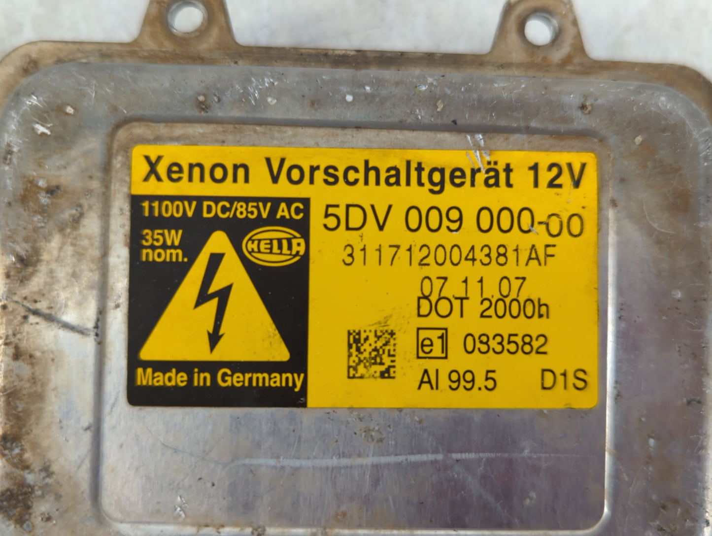 2007-2010 Lincoln Mkz Headlight Ballast Head Light - Oemusedautoparts1.com
