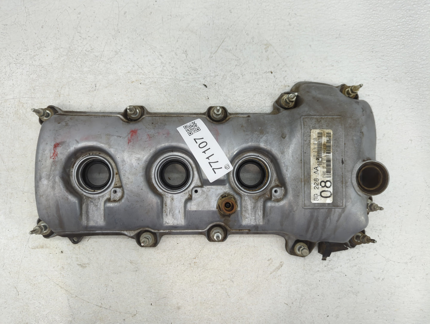 2008 Lincoln Mkz Driver Left Cylinder Head Valve Cover P/N:E1600 27 10 07 80 228 AA Fits OEM Used Auto Parts - Oemusedautopa