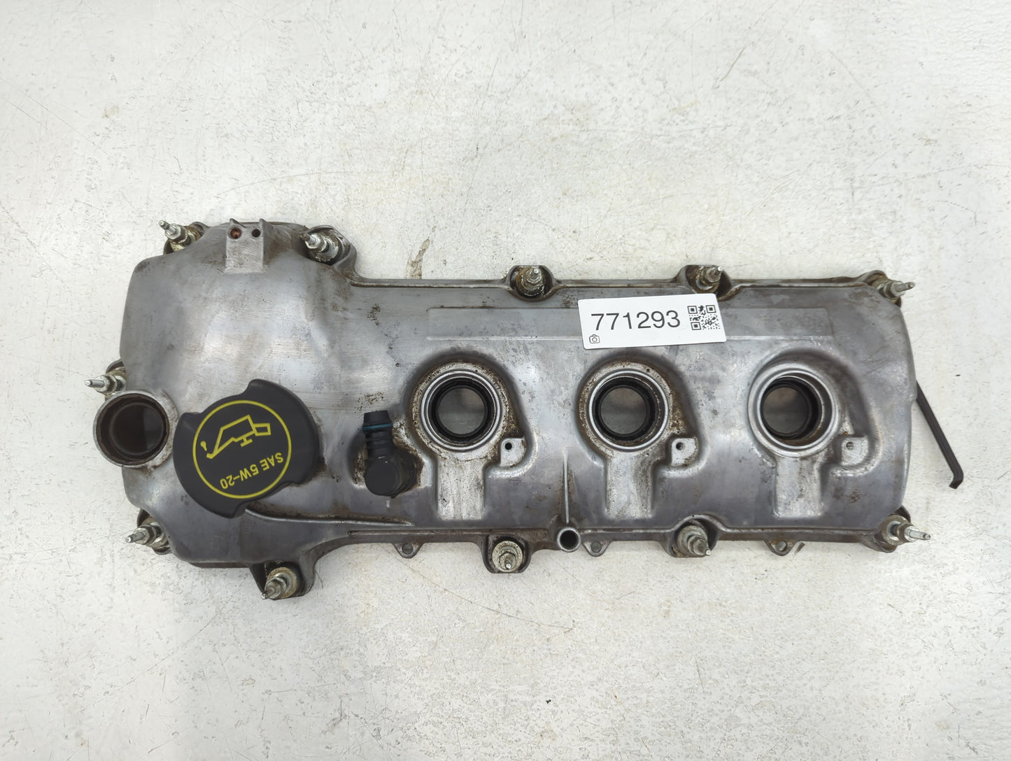 2008 Lincoln Mkz Driver Left Cylinder Head Valve Cover P/N:AIS18C U3ZAFe Fits OEM Used Auto Parts - Oemusedautoparts1.com