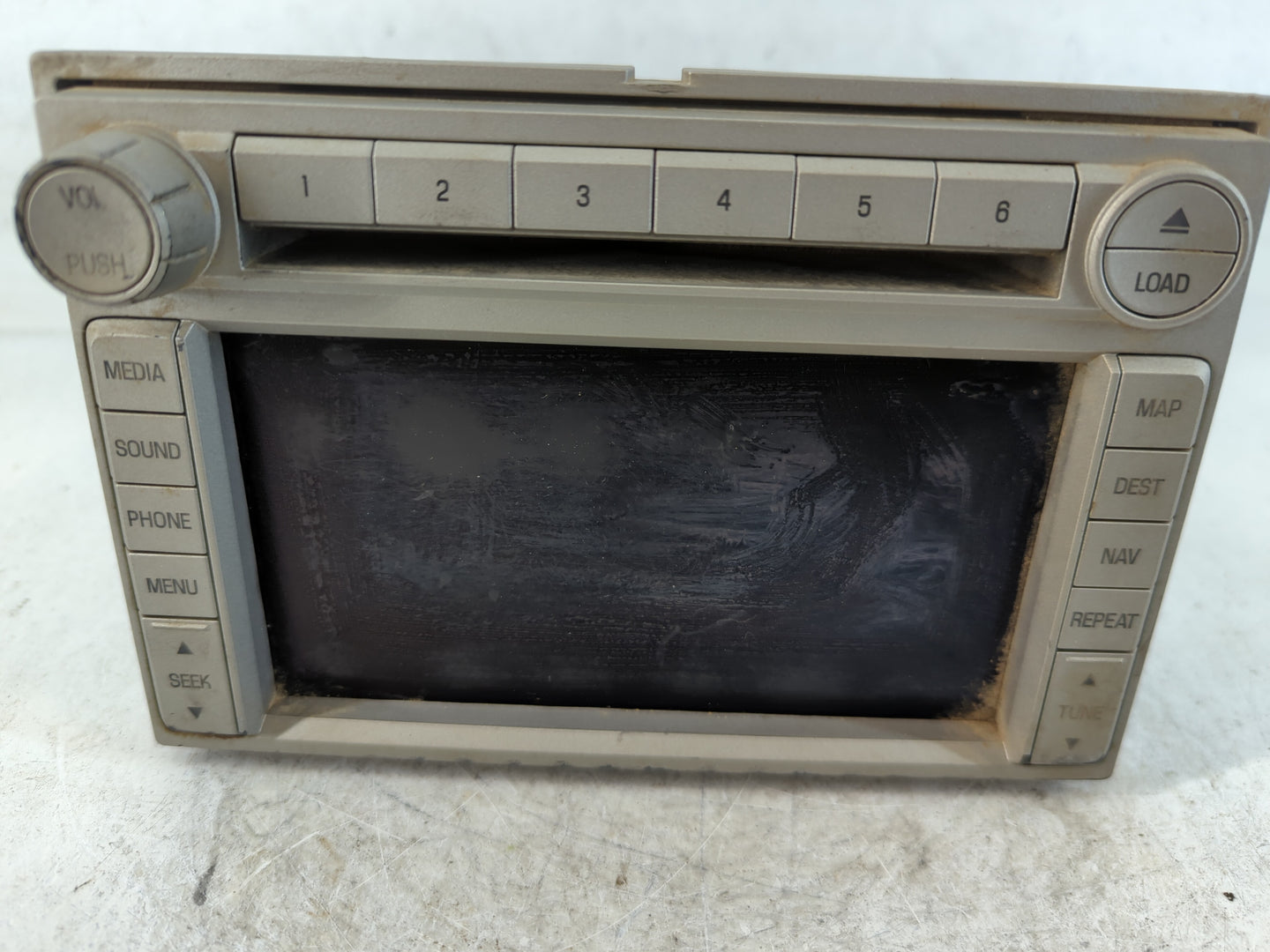 2008-2009 Lincoln Mkz Radio AM FM Cd Player Receiver Replacement P/N:8H6T-18K931-CA Fits Fits 2008 2009 OEM Used Auto Parts 