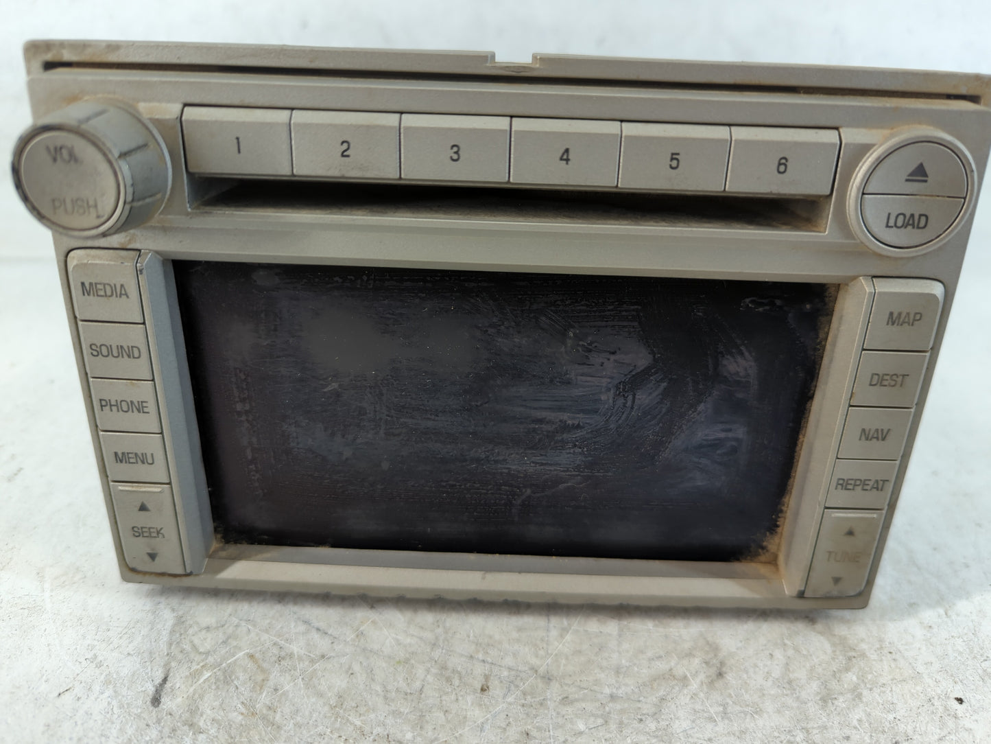 2008-2009 Lincoln Mkz Radio AM FM Cd Player Receiver Replacement P/N:8H6T-18K931-CA Fits Fits 2008 2009 OEM Used Auto Parts 