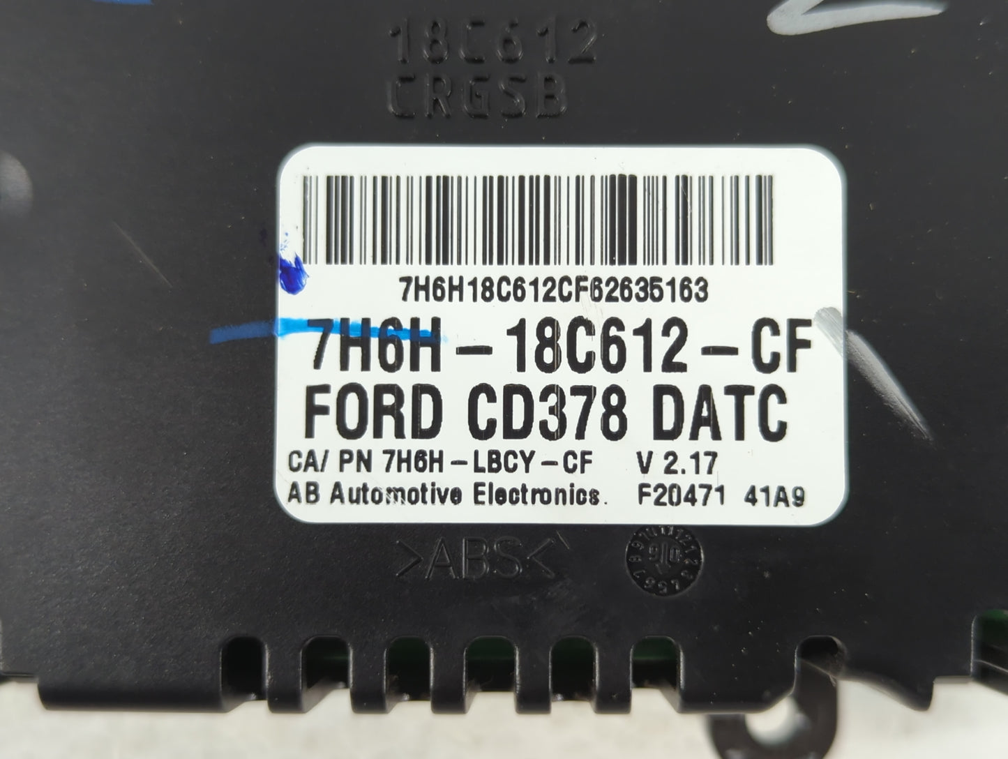 2007-2009 Lincoln Mkz Climate Control Module Temperature AC/Heater Replacement Fits Fits 2007 2008 2009 OEM Used Auto Parts 