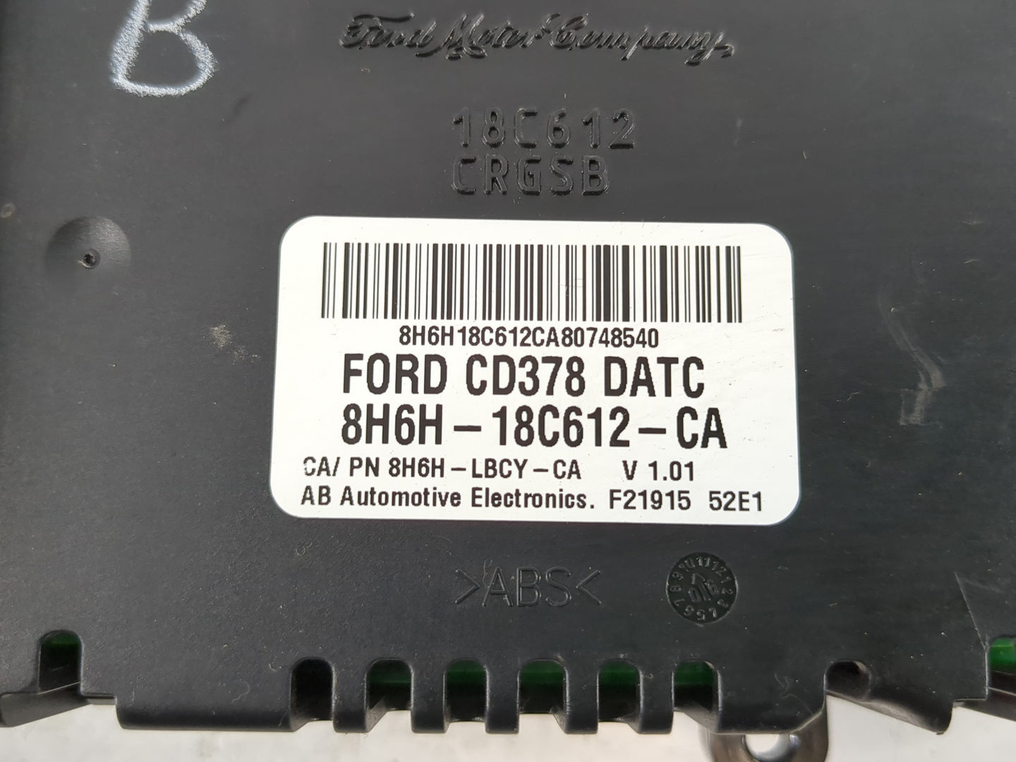 2007-2009 Lincoln Mkz Climate Control Module Temperature AC/Heater Replacement P/N:8H6H-18C612-CA Fits Fits 2007 2008 2009 O