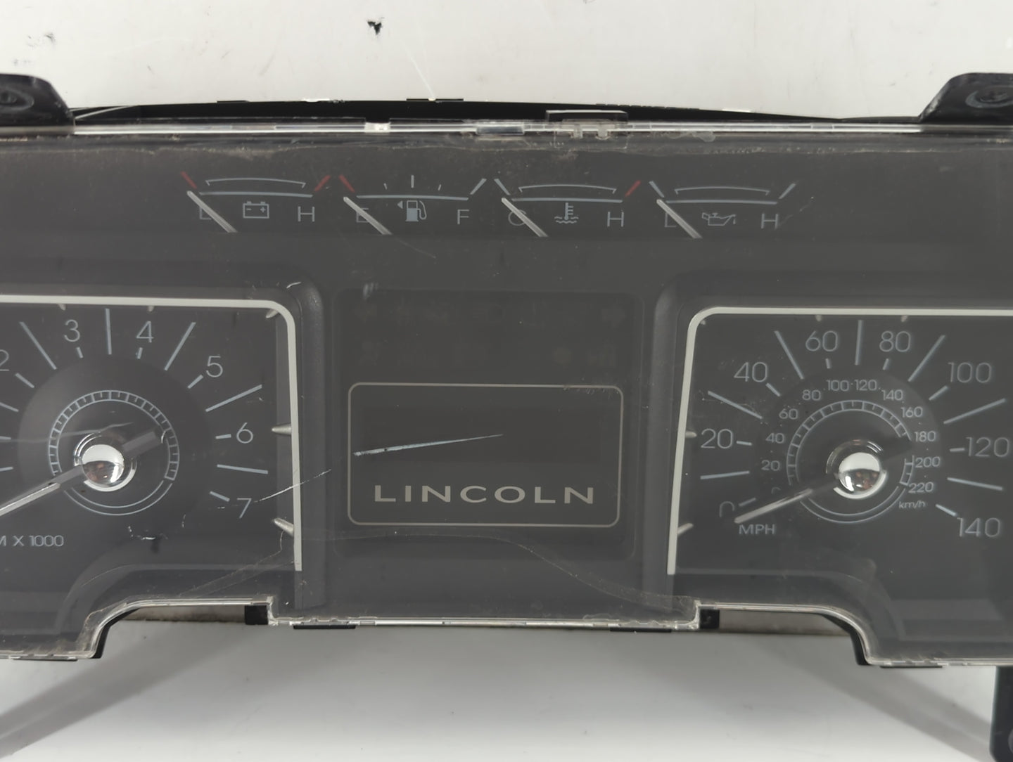 2008 Lincoln Navigator Instrument Cluster Speedometer Gauges P/N:R79DH 7L7T-10849, 761T-10849 Fits OEM Used Auto Parts - Oem