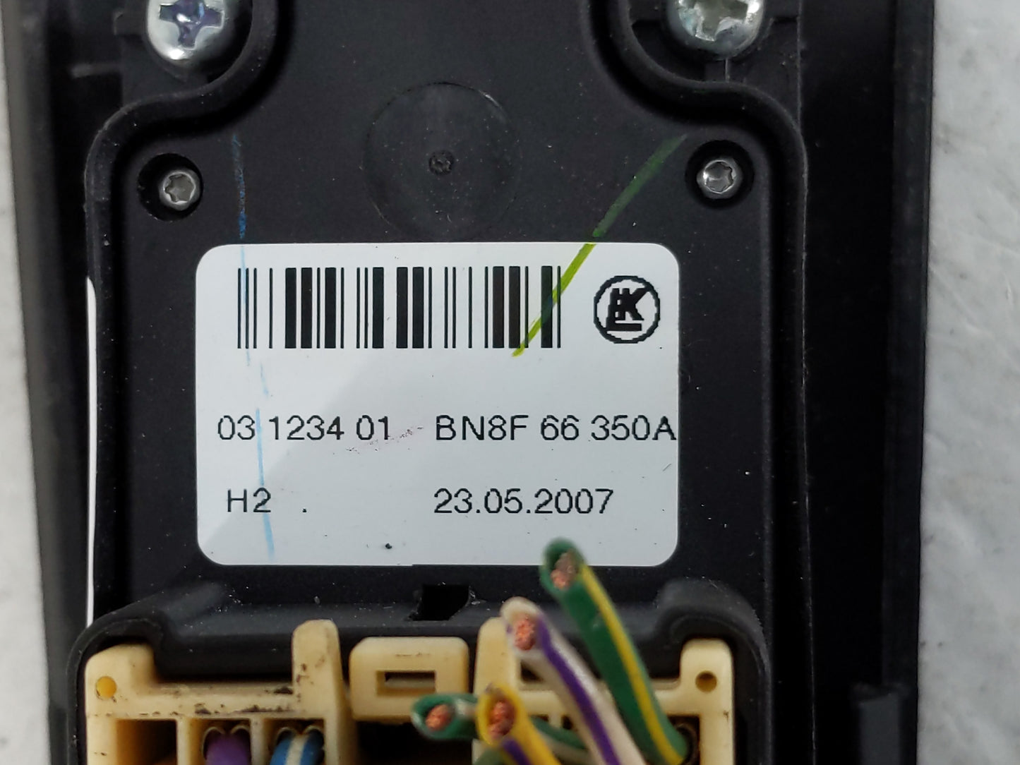 2004-2009 Mazda 3 Master Power Window Switch Replacement Driver Side Left P/N:BN8F 66 350A Fits Fits 2004 2005 2006 2007 200