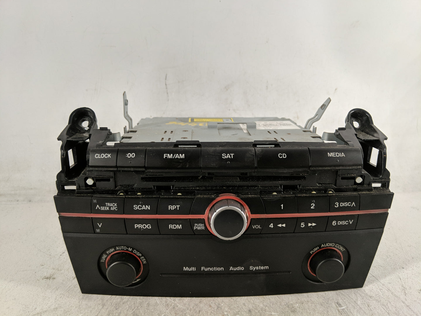 2008 Mazda 3 Radio AM FM Cd Player Receiver Replacement P/N:BAR5 66 AR0 Fits OEM Used Auto Parts - Oemusedautoparts1.com