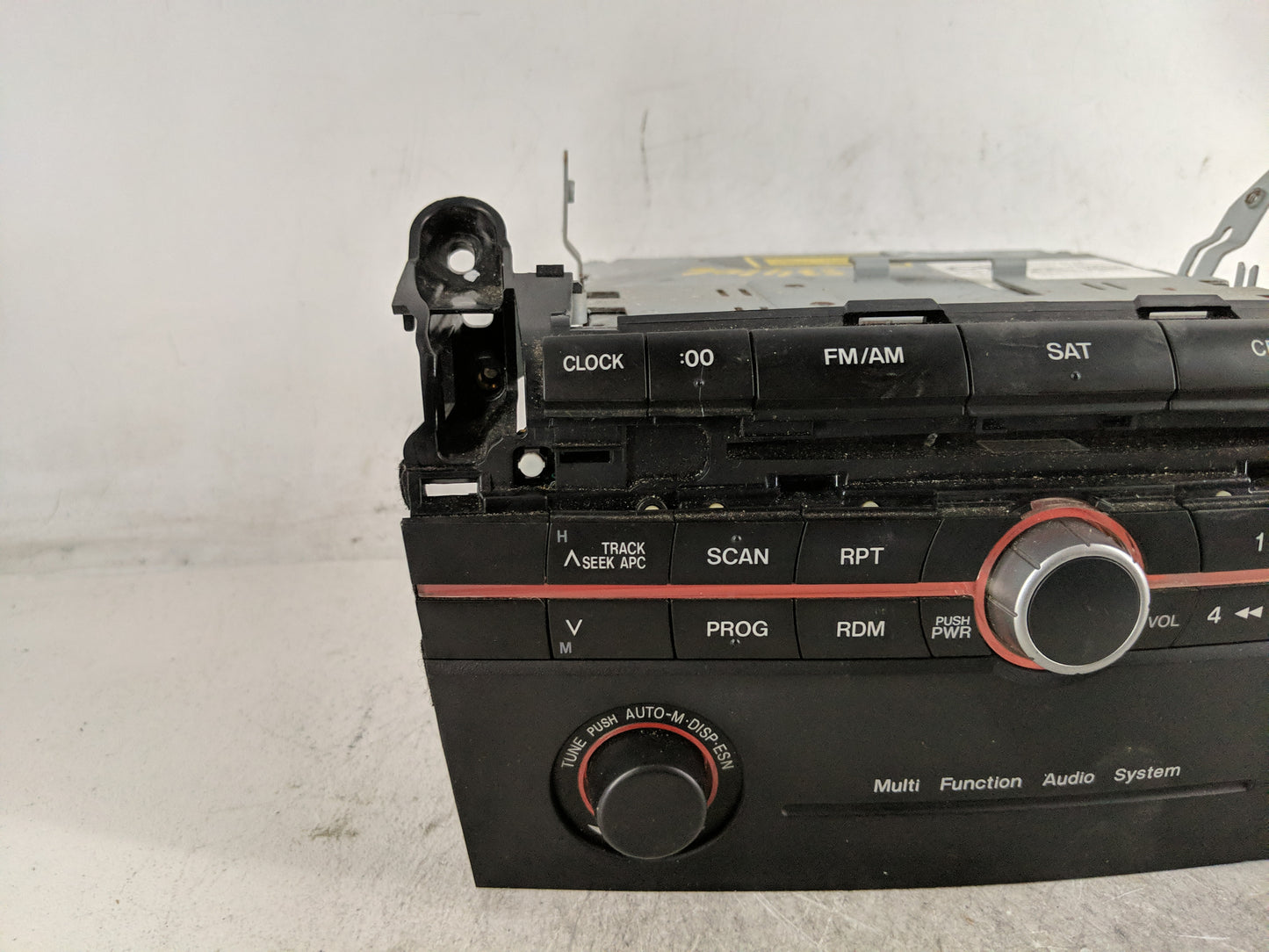 2008 Mazda 3 Radio AM FM Cd Player Receiver Replacement P/N:BAR5 66 AR0 Fits OEM Used Auto Parts - Oemusedautoparts1.com