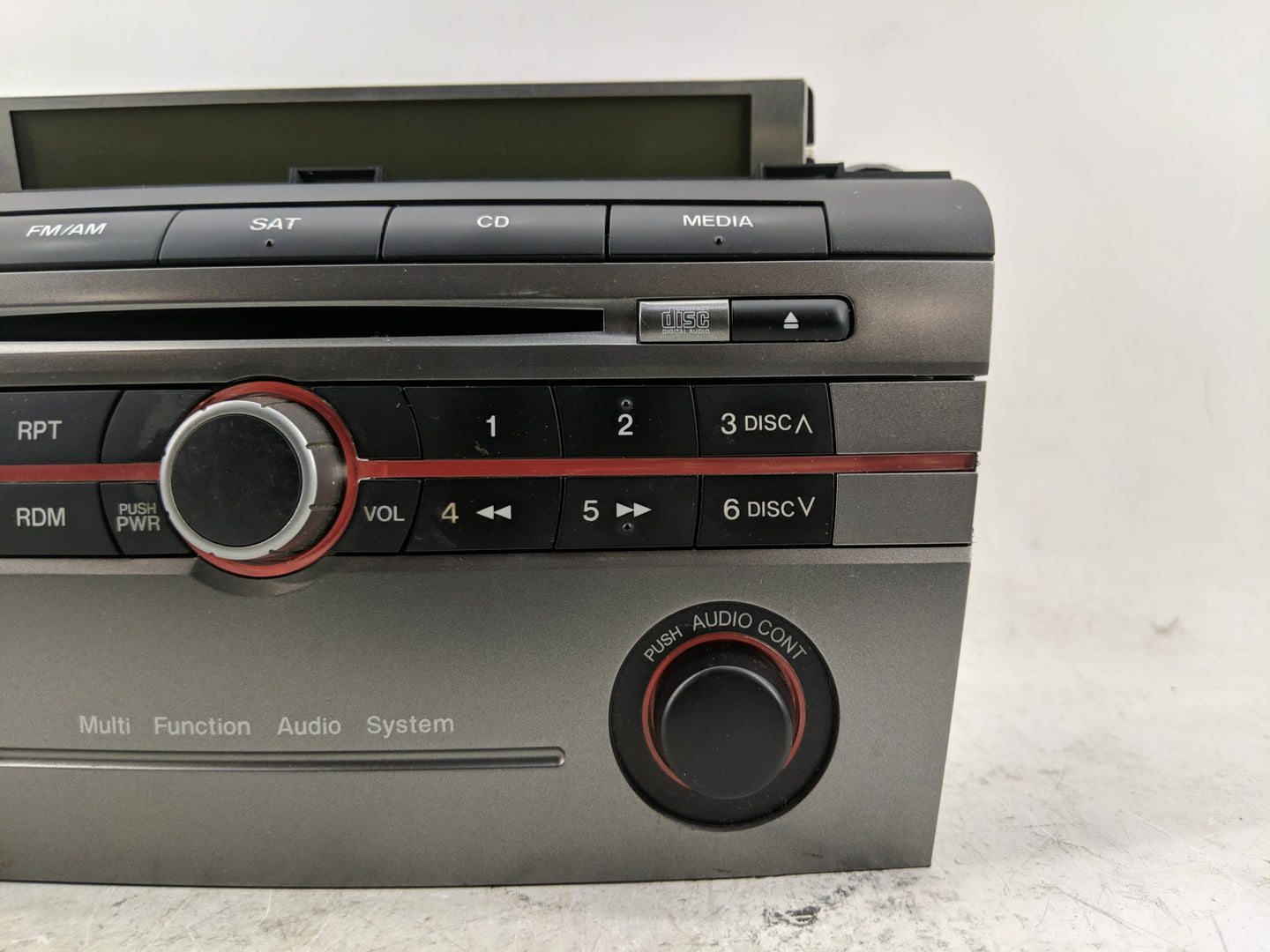 2008 Mazda 3 Radio AM FM Cd Player Receiver Replacement P/N:BAR3 66 ARX Fits OEM Used Auto Parts - Oemusedautoparts1.com