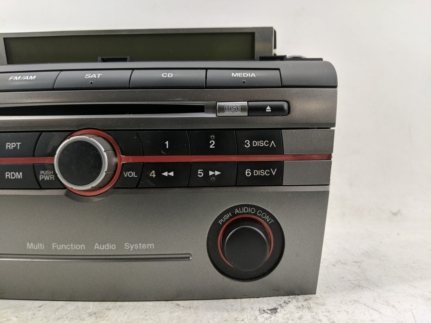 2008 Mazda 3 Radio AM FM Cd Player Receiver Replacement P/N:BAR3 66 ARX Fits OEM Used Auto Parts - Oemusedautoparts1.com