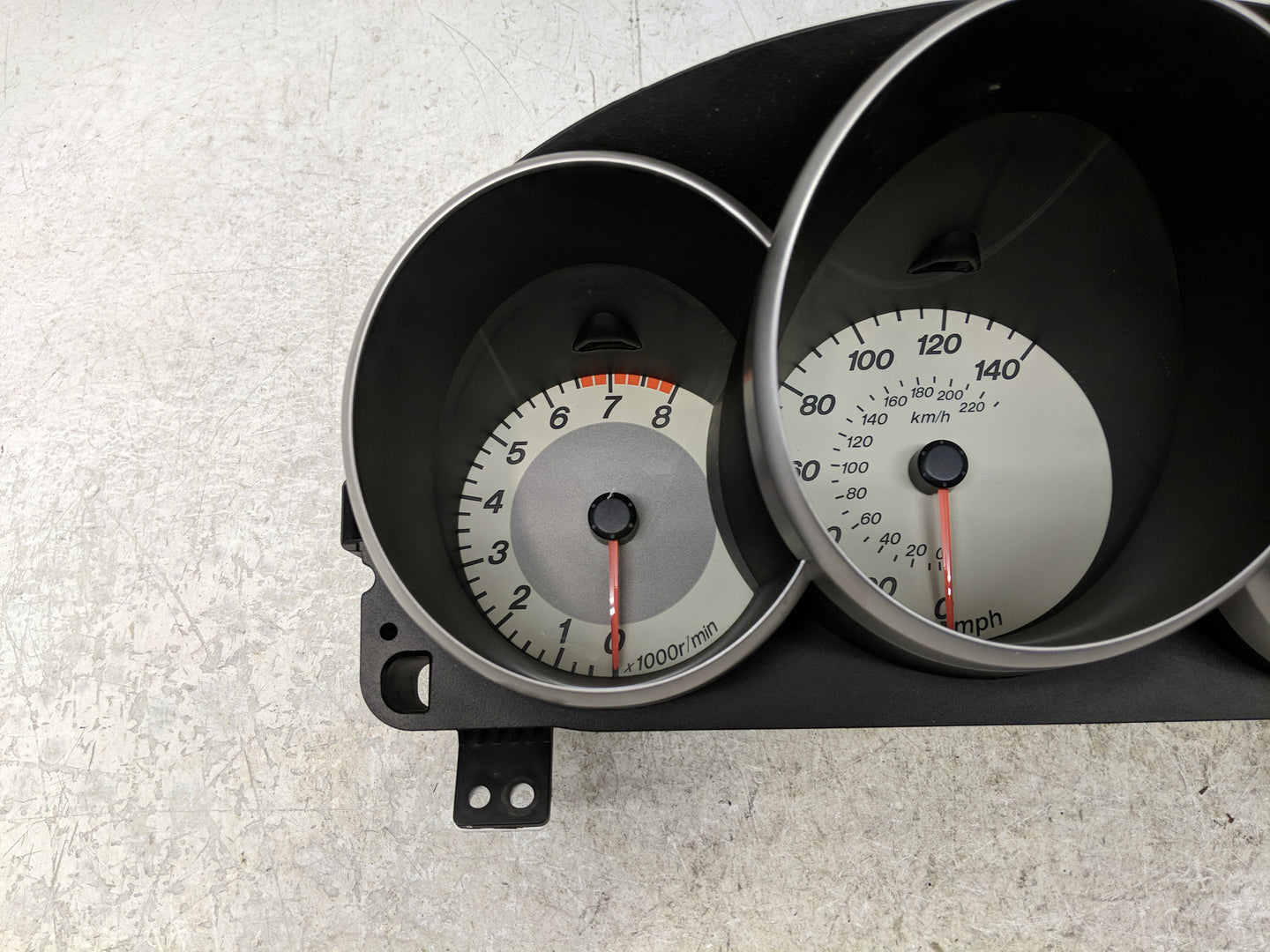 2007-2008 Mazda 3 Instrument Cluster Speedometer Gauges Fits Fits 2007 2008 OEM Used Auto Parts - Oemusedautoparts1.com