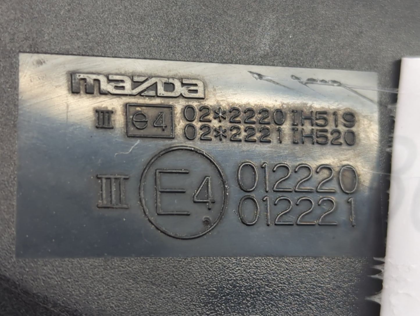 2007-2009 Mazda 3 Driver Side View Mirror - Left Door Mirror OEM Used - Oemusedautoparts1.com