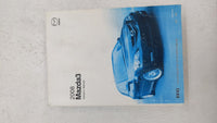 2008 Mazda 3 Owners Manual Book Guide OEM Used Auto Parts - Oemusedautoparts1.com