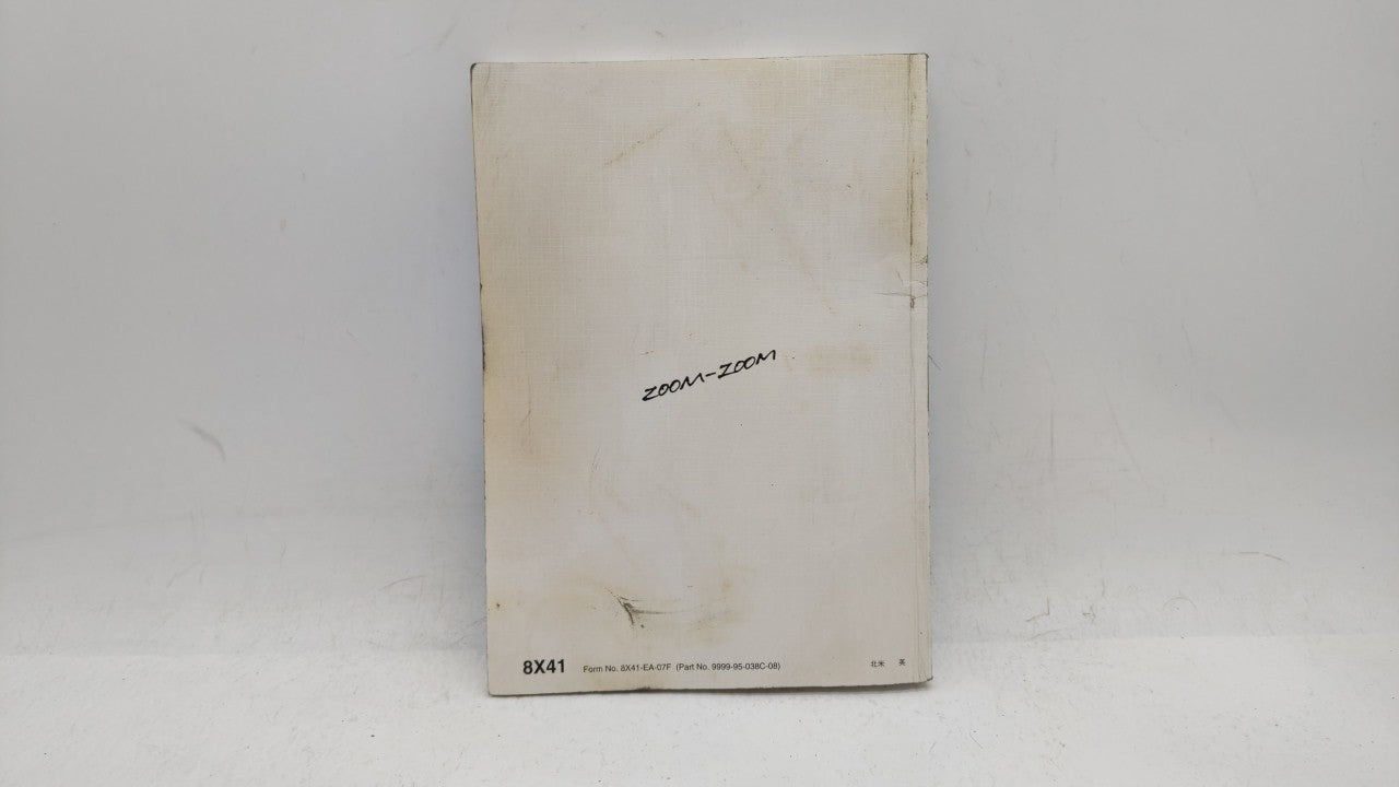 2008 Mazda 3 Owners Manual Book Guide OEM Used Auto Parts - Oemusedautoparts1.com
