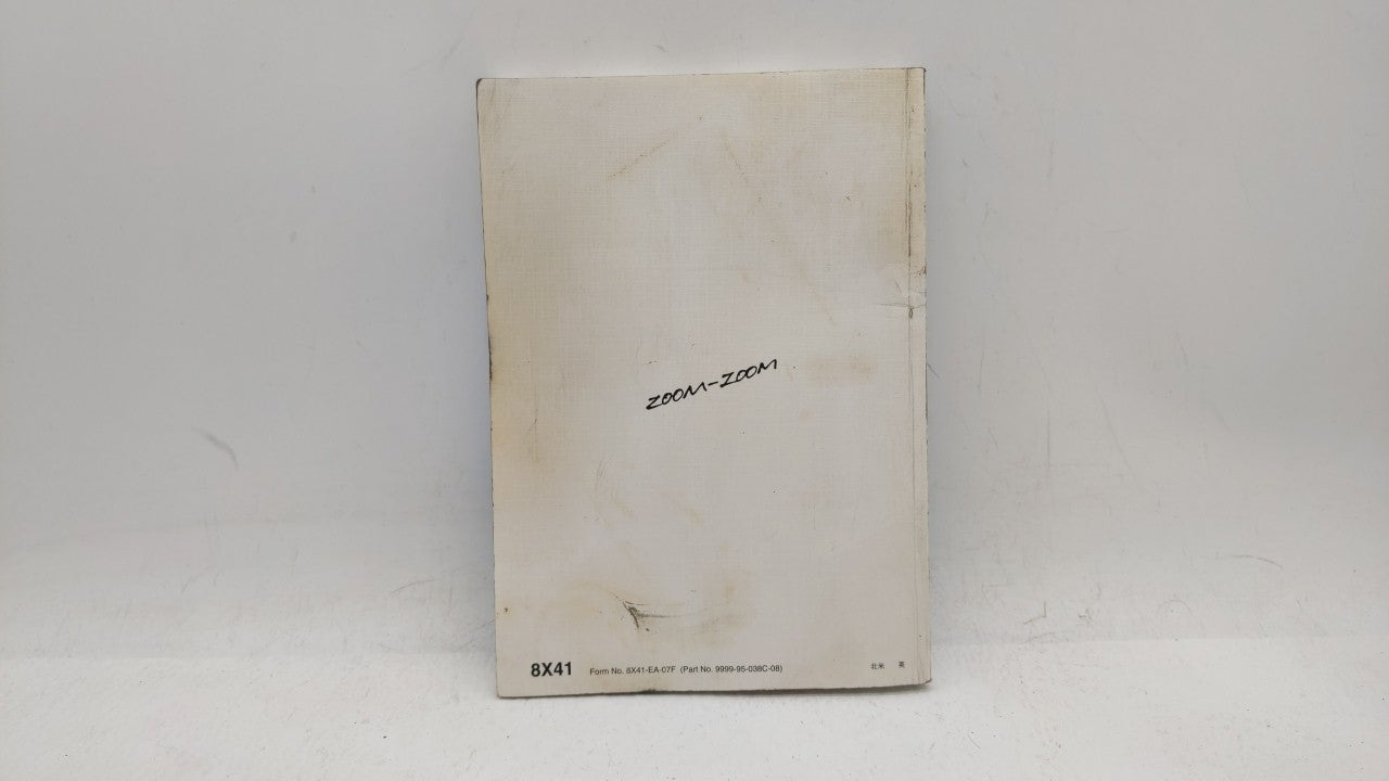 2008 Mazda 3 Owners Manual Book Guide OEM Used Auto Parts - Oemusedautoparts1.com