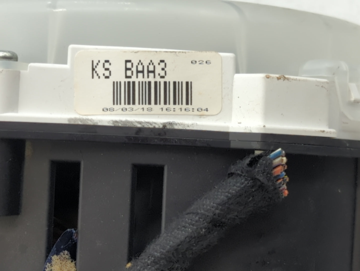 2008-2009 Mazda 3 Instrument Cluster Speedometer Gauges P/N:KS BAA3 BP4K55430 Fits Fits 2008 2009 OEM Used Auto Parts - Oemu