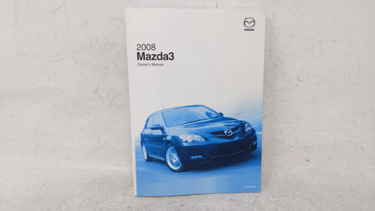 2008 Mazda 3 Owners Manual Book Guide OEM Used Auto Parts - Oemusedautoparts1.com