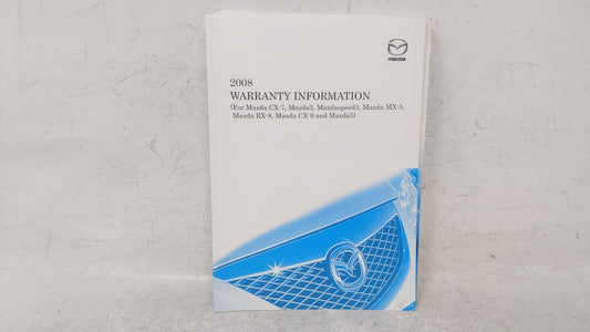 2008 Mazda 3 Owners Manual Book Guide OEM Used Auto Parts