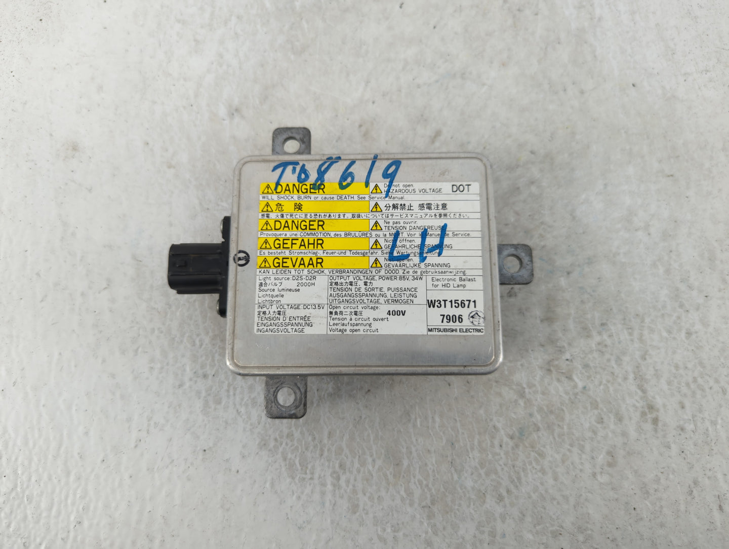 2006-2009 Mazda 3 Headlight Ballast Head Light 652352 - Oemusedautoparts1.com