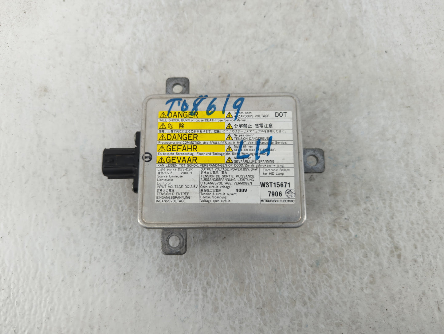 2006-2009 Mazda 3 Headlight Ballast Head Light 652352 - Oemusedautoparts1.com