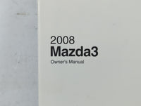 2008 Mazda 3 Owners Manual Book Guide P/N:9999-95-038C-08R1 8Z56-EA-08C OEM Used Auto Parts - Oemusedautoparts1.com