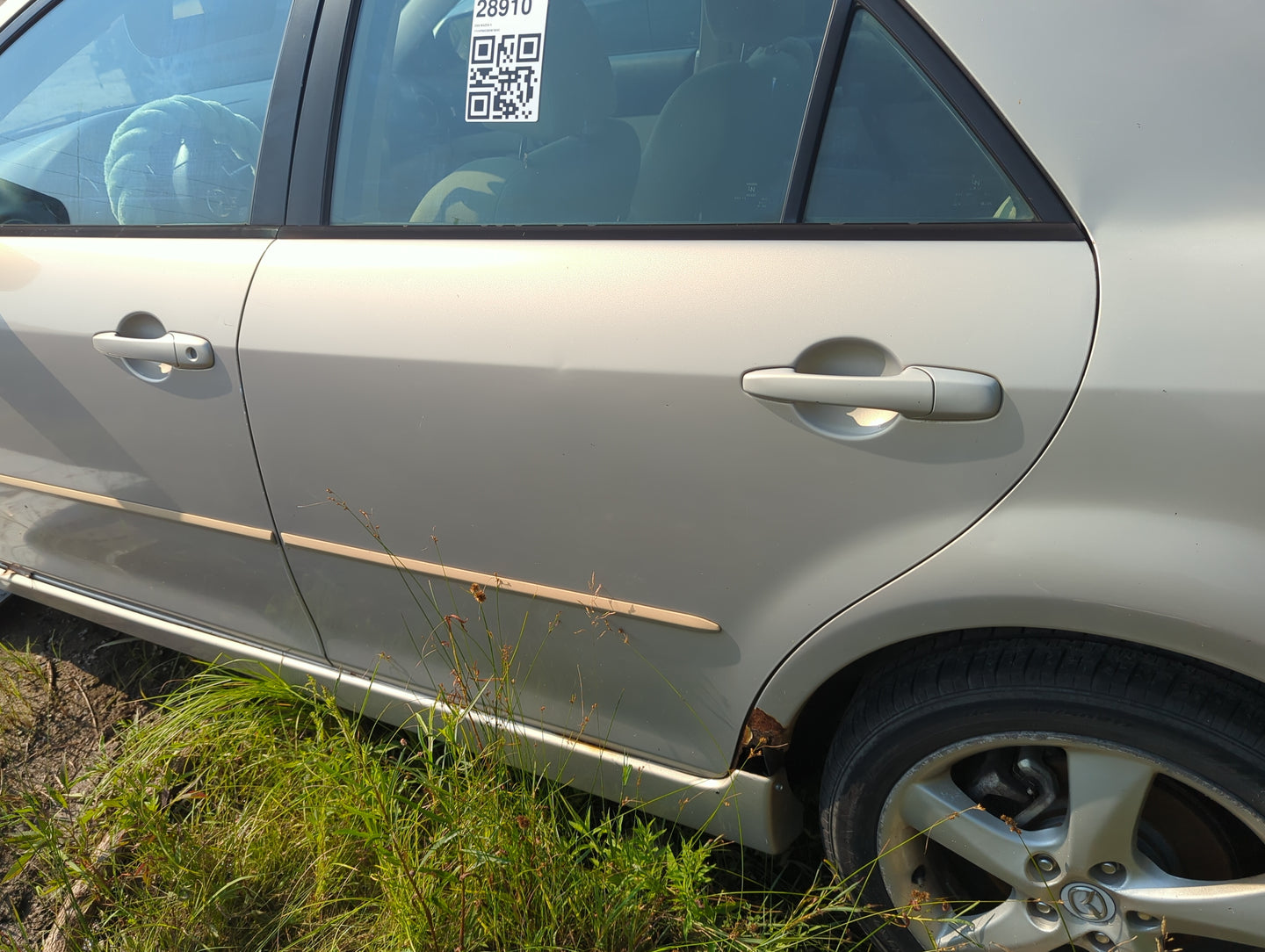 2003-2008 Mazda 6 Driver Rear Door Oem - Oemusedautoparts1.com