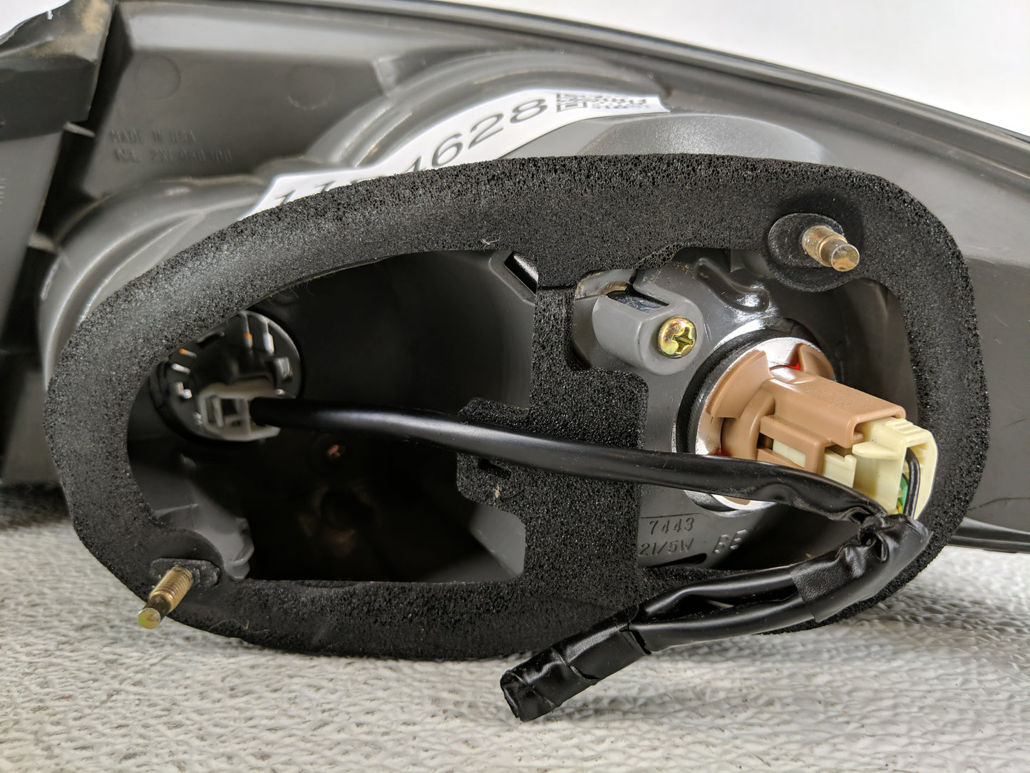 2006-2008 Mazda 6 Tail Light Assembly Driver Left OEM Fits Fits 2006 2007 2008 OEM Used Auto Parts - Oemusedautoparts1.com