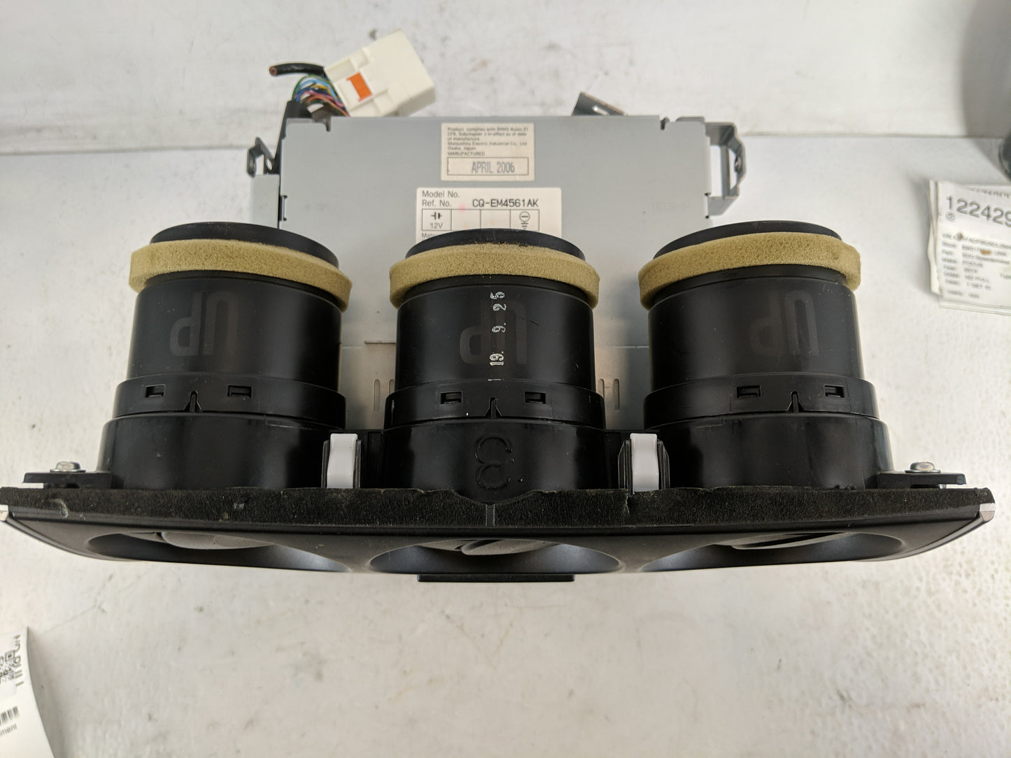 2006-2008 Mazda 6 Radio AM FM Cd Player Receiver Replacement P/N:6M81-18C858-CB C Fits Fits 2006 2007 2008 OEM Used Auto Par