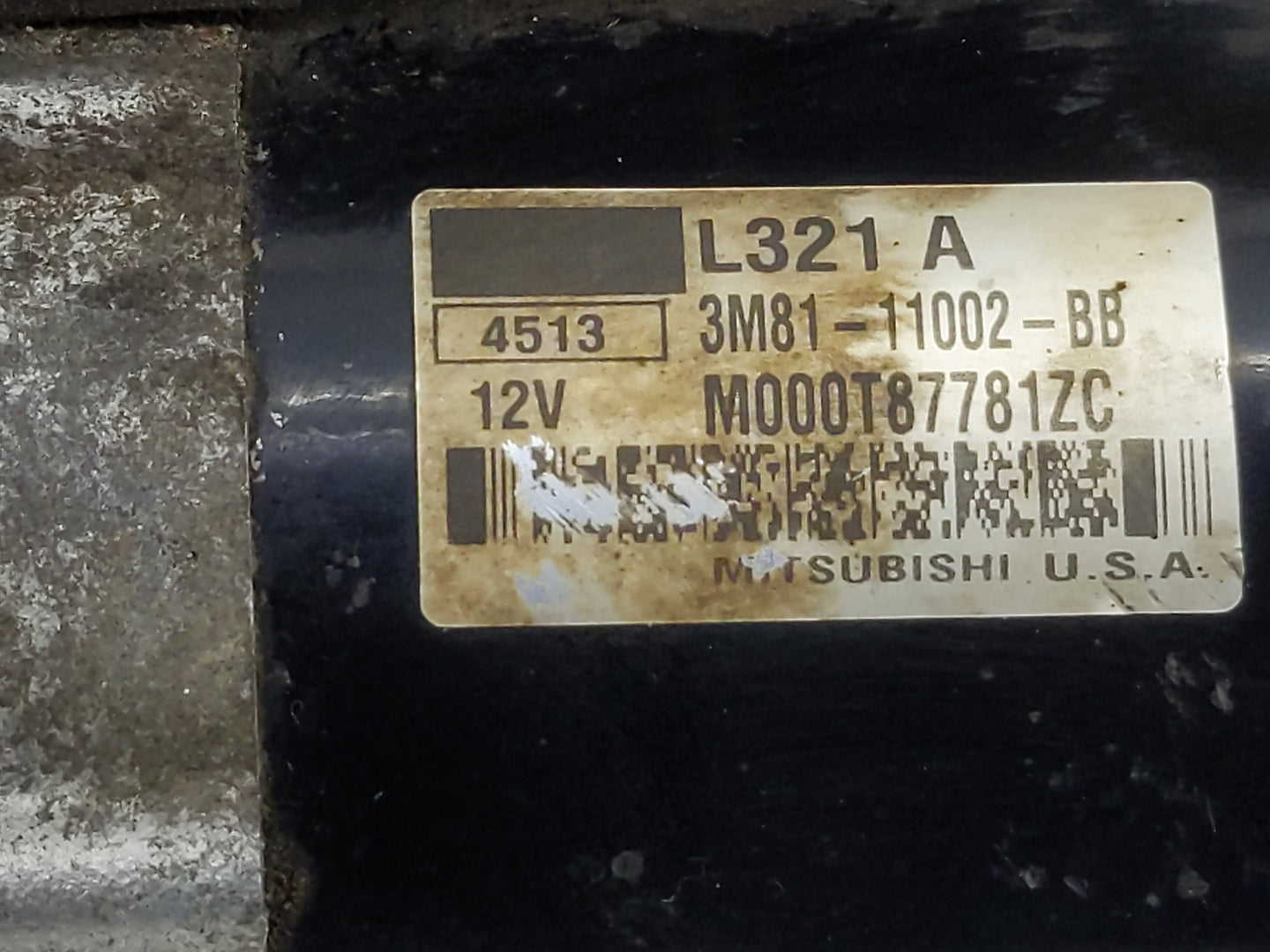 2003-2010 Mazda 6 Car Starter Motor Solenoid OEM P/N:3M81-11002-BB Fits Fits 2003 2004 2005 2006 2007 2008 2009 2010 OEM Use