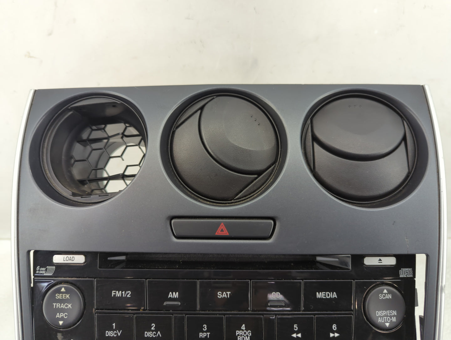 2006-2008 Mazda 6 Radio AM FM Cd Player Receiver Replacement P/N:GR6G66DSX Fits Fits 2006 2007 2008 OEM Used Auto Parts - Oe