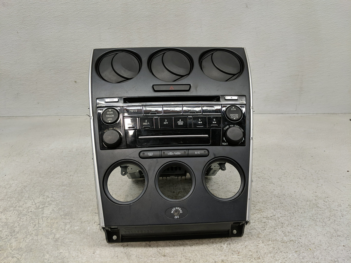 2006-2008 Mazda 6 Radio Control Panel - Oemusedautoparts1.com