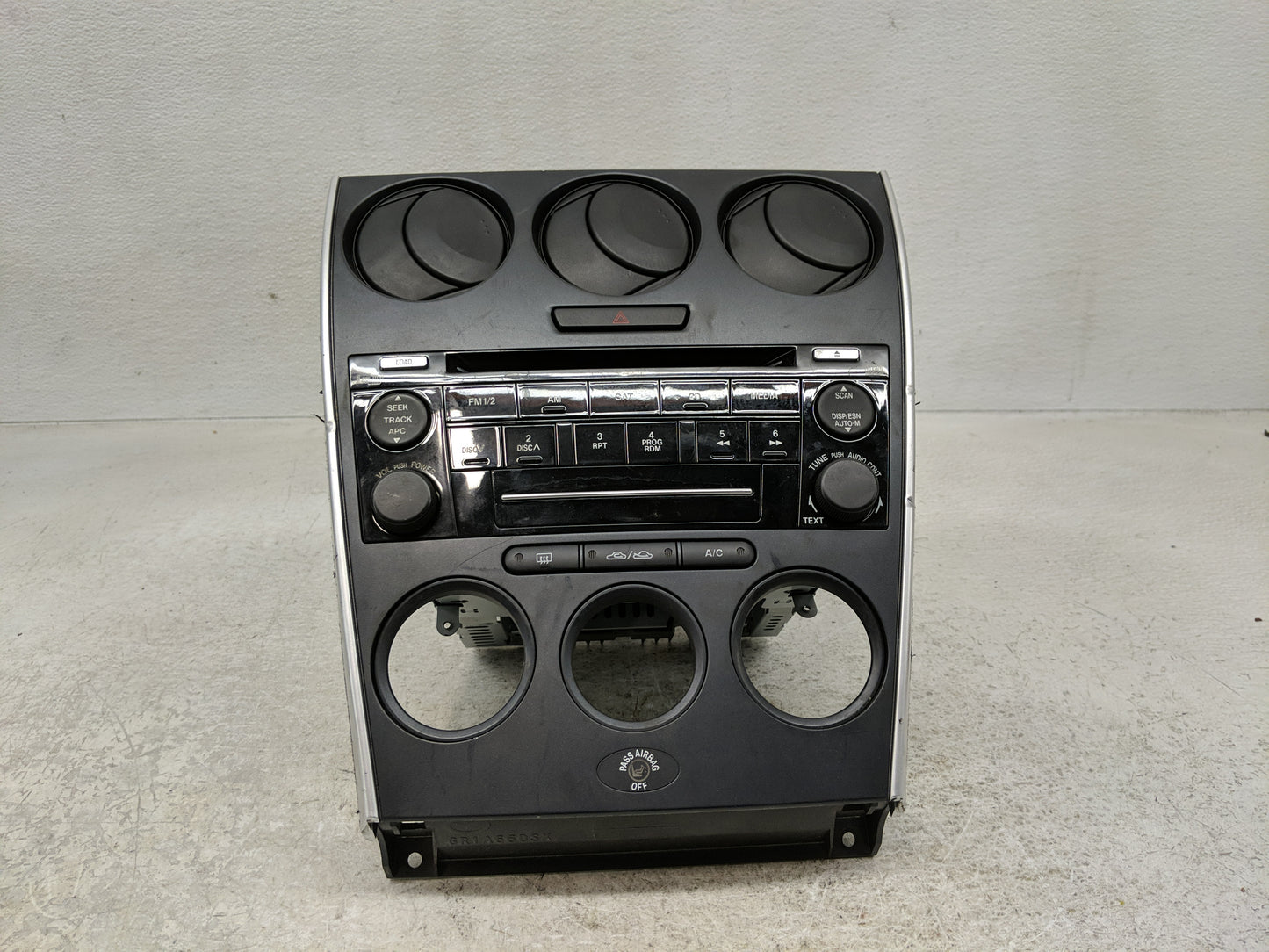 2006-2008 Mazda 6 Radio Control Panel - Oemusedautoparts1.com