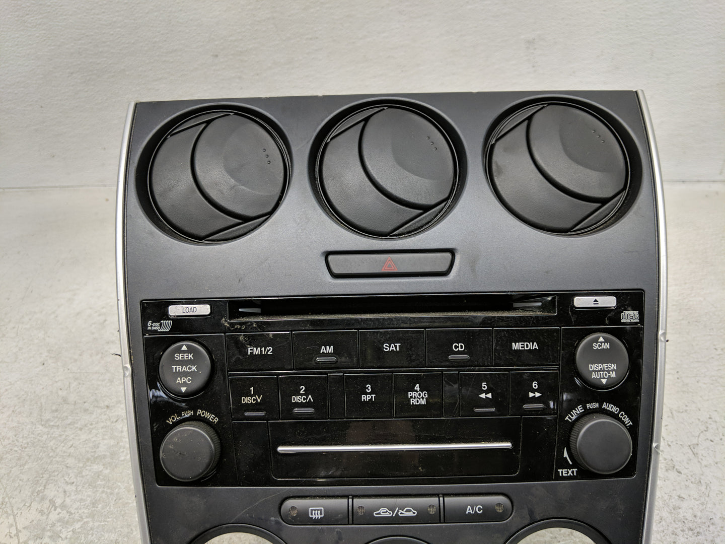 2006-2008 Mazda 6 Radio Control Panel - Oemusedautoparts1.com