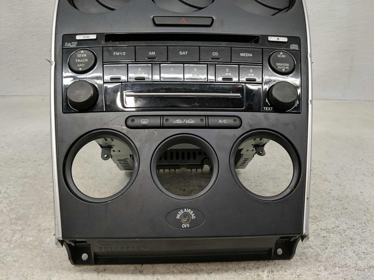 2006-2008 Mazda 6 Radio Control Panel - Oemusedautoparts1.com