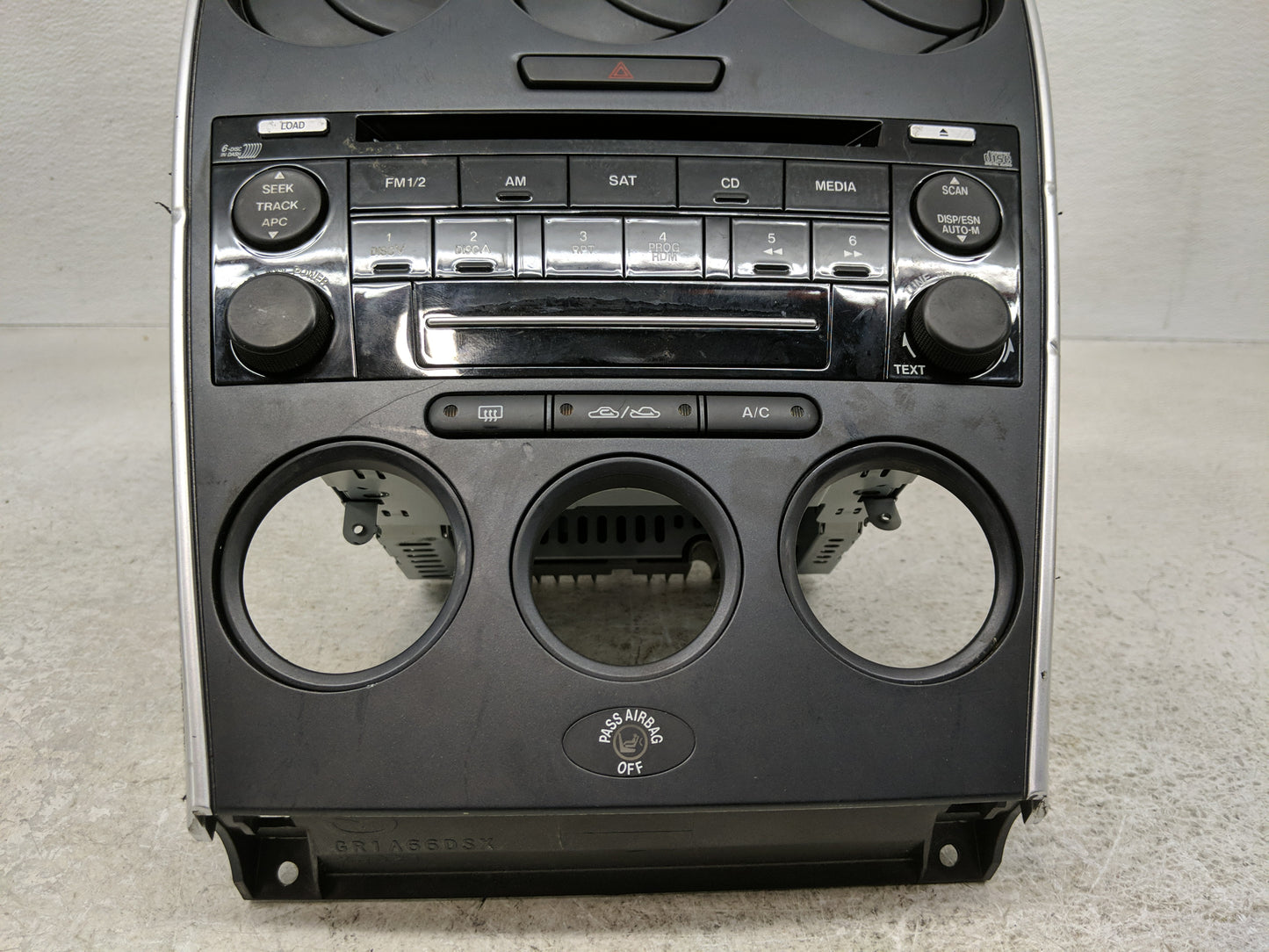 2006-2008 Mazda 6 Radio Control Panel - Oemusedautoparts1.com