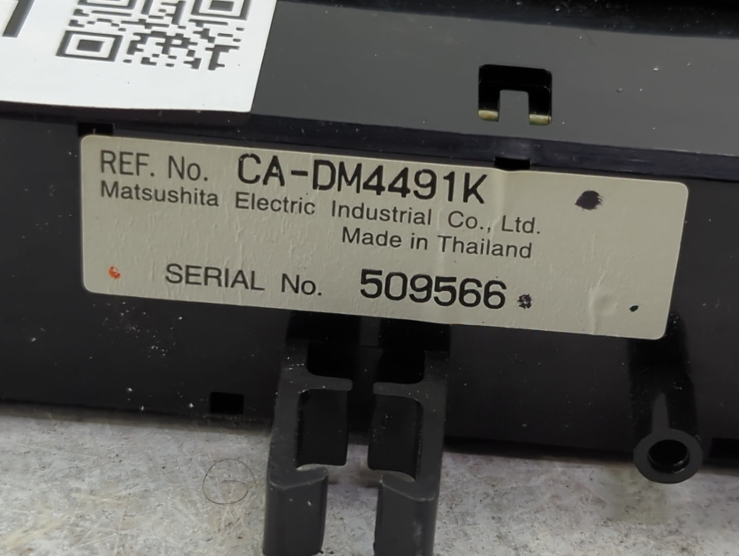 2008 Mazda 6 Digitial Dash Clock P/N:CA-DM4491K Fits OEM Used Auto Parts - Oemusedautoparts1.com