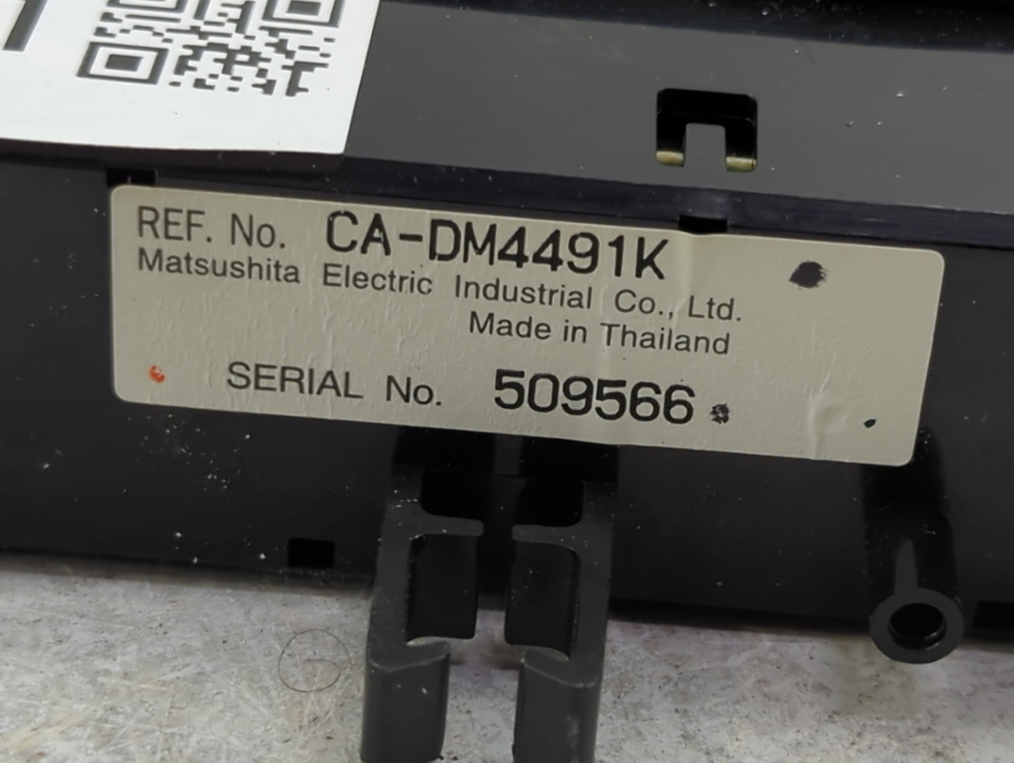 2008 Mazda 6 Digitial Dash Clock P/N:CA-DM4491K Fits OEM Used Auto Parts - Oemusedautoparts1.com