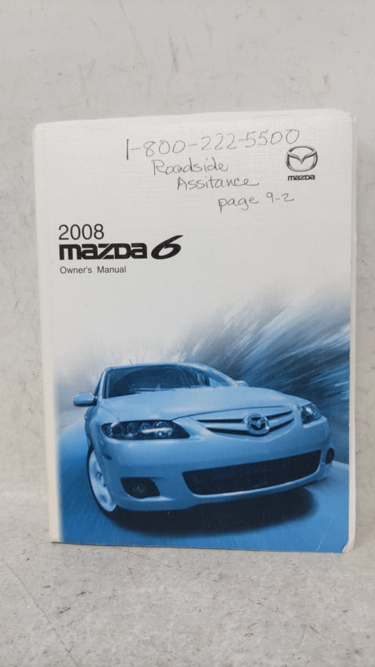 2008 Mazda 6 Owners Manual Book Guide OEM Used Auto Parts