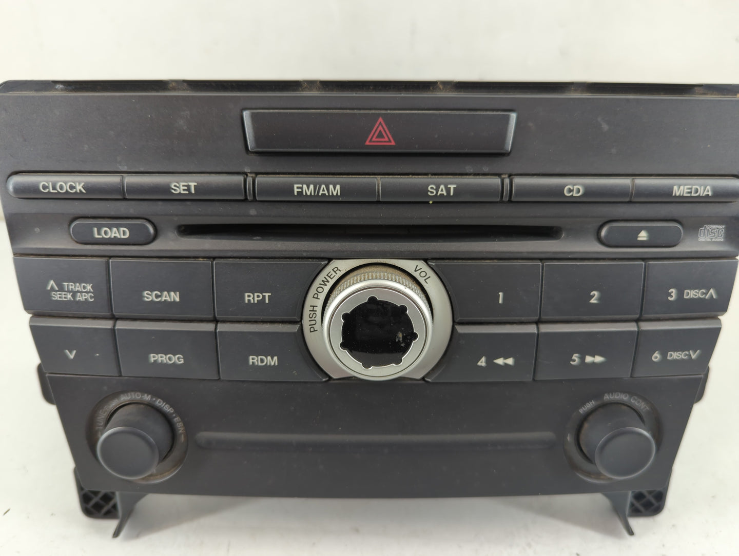 2007-2009 Mazda Cx-7 Radio AM FM Cd Player Receiver Replacement P/N:EG23 66 AR0A Fits Fits 2007 2008 2009 OEM Used Auto Part