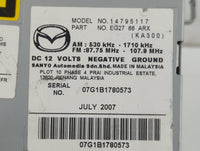 2007-2009 Mazda Cx-7 Radio AM FM Cd Player Receiver Replacement P/N:EG27 66 ARX Fits Fits 2007 2008 2009 OEM Used Auto Parts