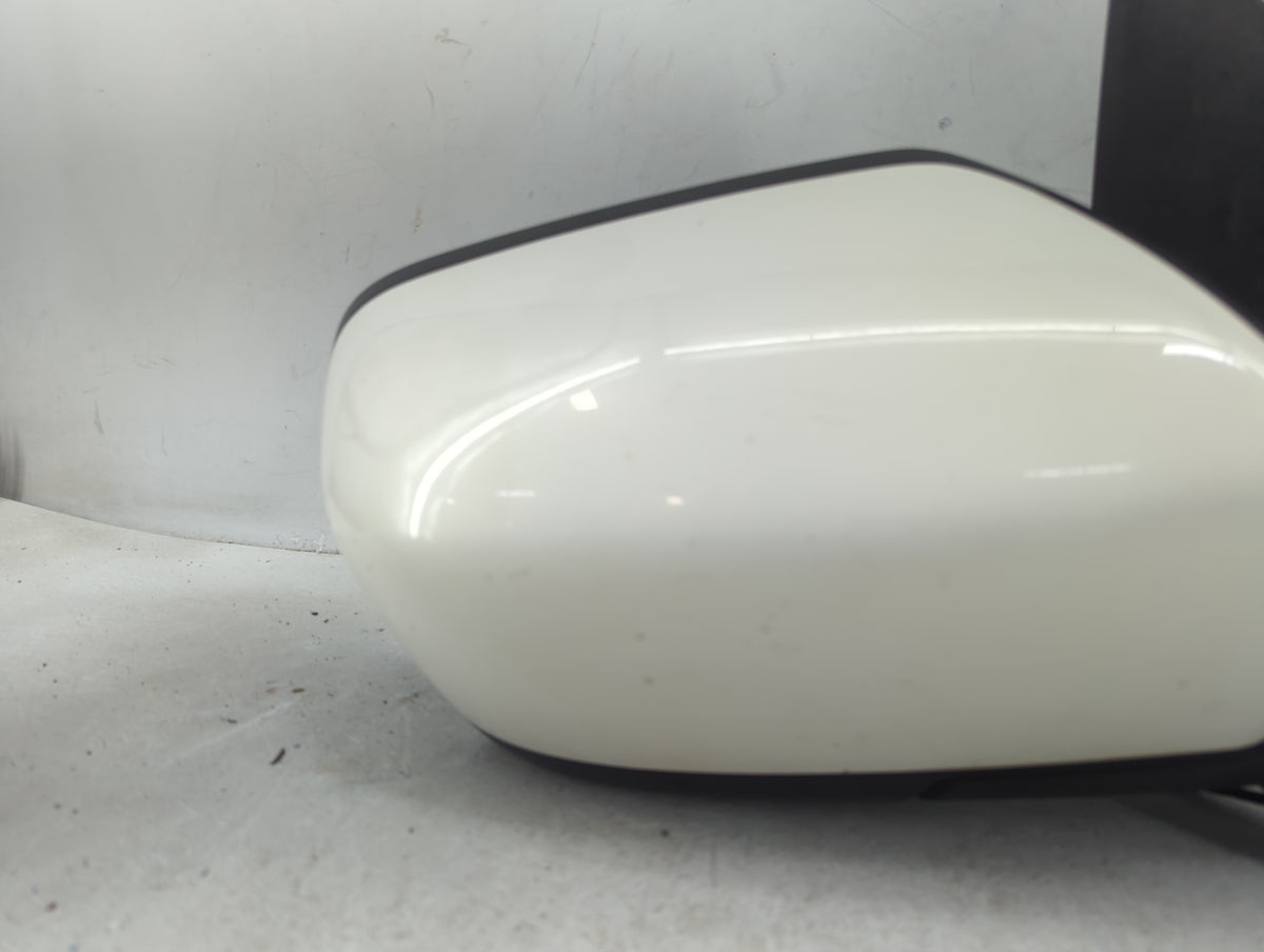 2008 Mazda Cx-7 Driver Left Side View Manual Door Mirror White - Oemusedautoparts1.com