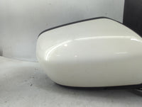 2008 Mazda Cx-7 Driver Left Side View Manual Door Mirror White - Oemusedautoparts1.com