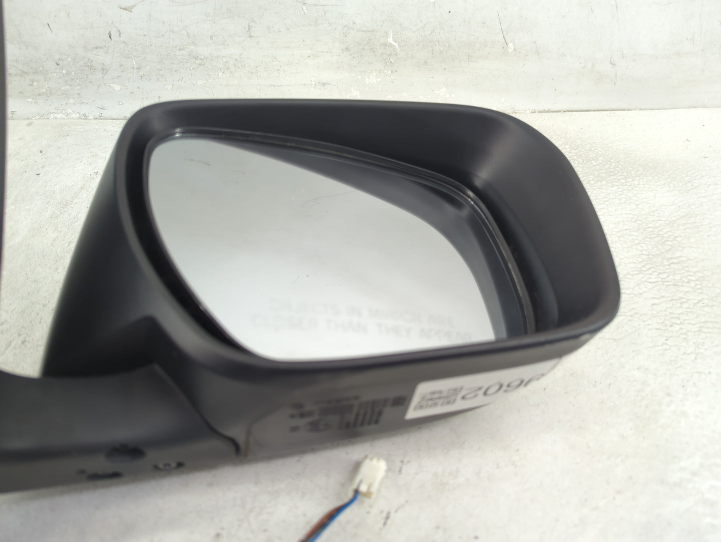 2008 Mazda Cx-7 Driver Left Side View Manual Door Mirror White - Oemusedautoparts1.com
