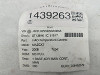 2007-2009 Mazda Cx-7 Climate Control Module Temperature AC/Heater Replacement P/N:BEQ1 N130CE0241.09 Fits Fits 2007 2008 200